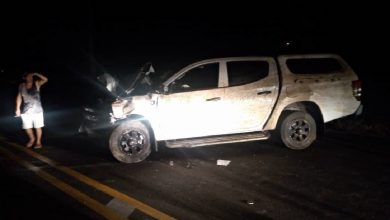 Accidente entre camioneta y carretón Denis Molina-Facebook