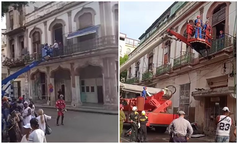 Derrumbe provocado por Idalia deja al menos 16 afectados en Habana Vieja