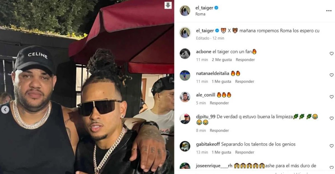 El Taiger y Ozuna. (Instagram)