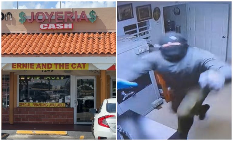 Ladrones roban casi un millón de dólares en la joyería de un cubanoamericano en Miami-Dade