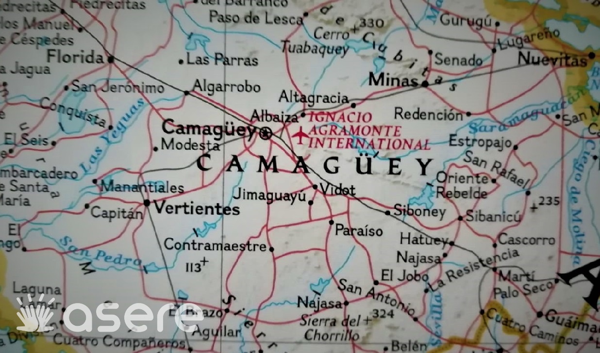 Mapa ilustrativo de la provincia de Camagüey. (Foto: Asere Noticias)