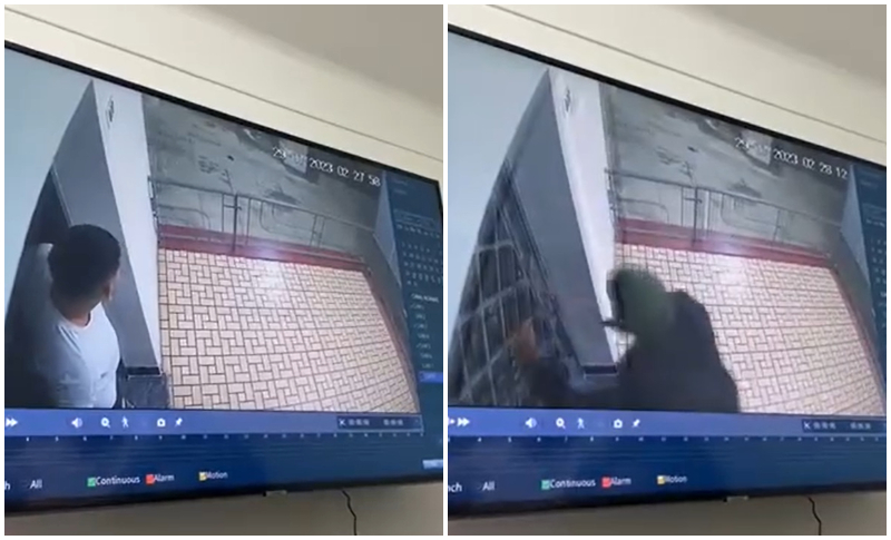 Graban aterrador intento de robo a mano armada en una vivienda de Cuba