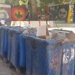 Fotografía de contenedores de basura en las calles de Cuba. (Foto © Asere Noticias)