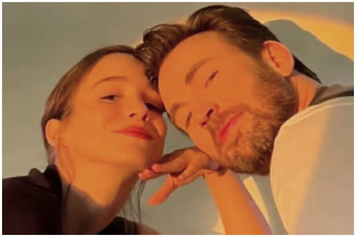 Chris Evans y Alba Baptista. (Foto: Chrisevans- Instagram)