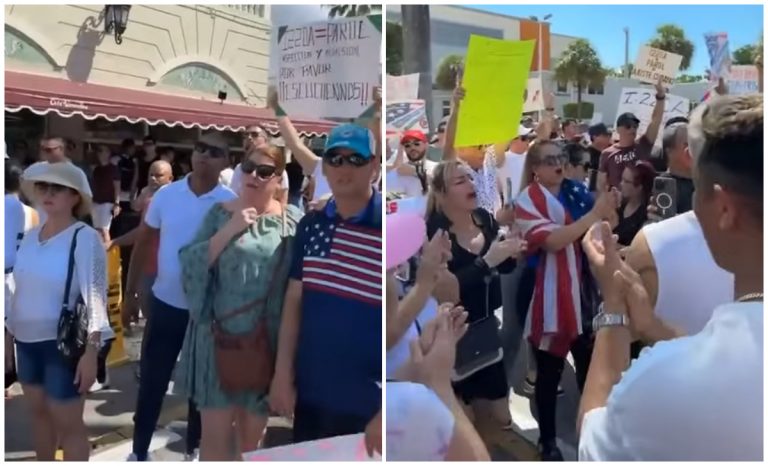 Cubanos se manifiestan en Florida para que el I-220A sea considerado como parole