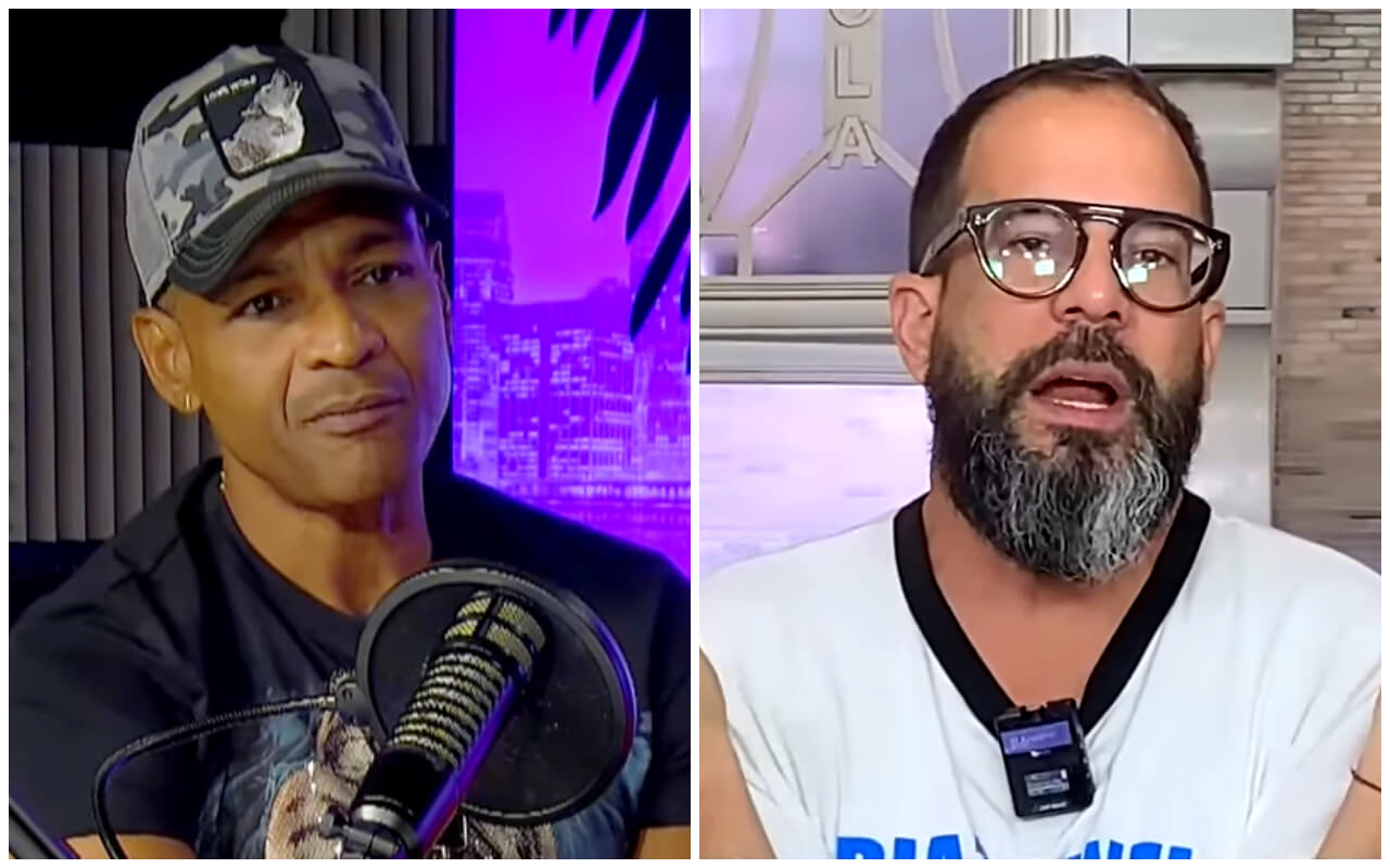 Descemer Bueno y Alex Otaola. (Captura de pantalla YouTube: UnivistaTV/ Farándula de Cuba Cubanos por el mundo)