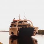 Imagen ilustrativa del ferry Perseverancia. (Captura de pantalla: Canal Caribe-YouTube)