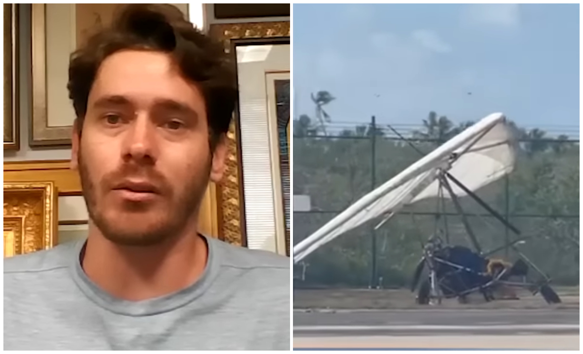 “El momento más difícil fue el despegue”: habla piloto cubano que llegó a EEUU en un ala delta