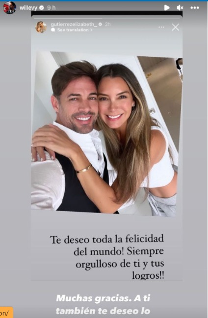 Historia de William Levy. (Instagram)