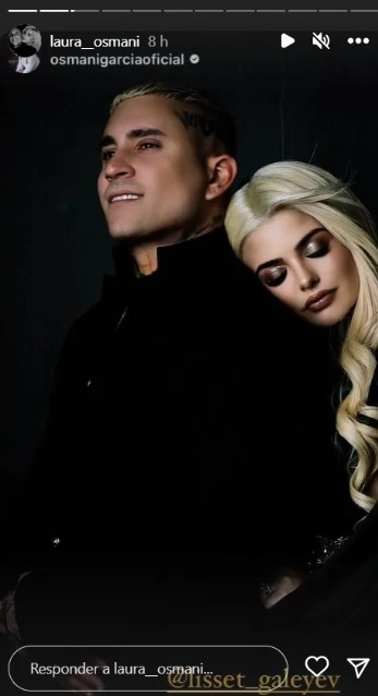 Sesión Osmani y Laura. (Captura de pantalla: Stories- Instagram) 