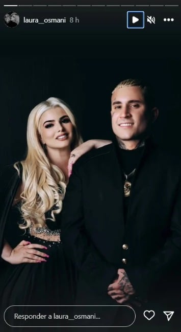 Sesión Osmani y Laura. (Captura de pantalla: Stories- Instagram) 