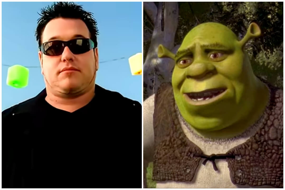 Steve Harwell de Smash Mouth, famosa banda del soundtrack de Shrek. (Captura de pantalla YouTube: Smash Mouth/ Rotten Tomatoes)