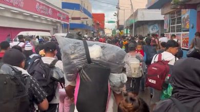 Caravana con 6.000 migrantes, entre ellos cubanos, salió de Tapachula hacia EEUU