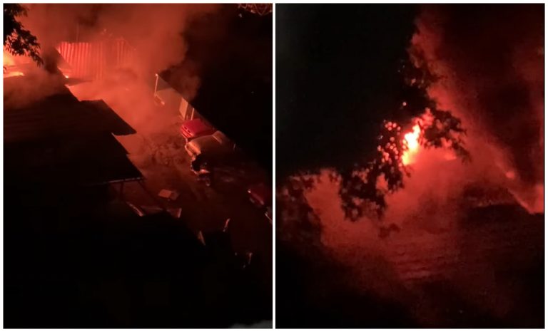 Incendio en estacionamiento de La Habana destruye una decena de motorinas
