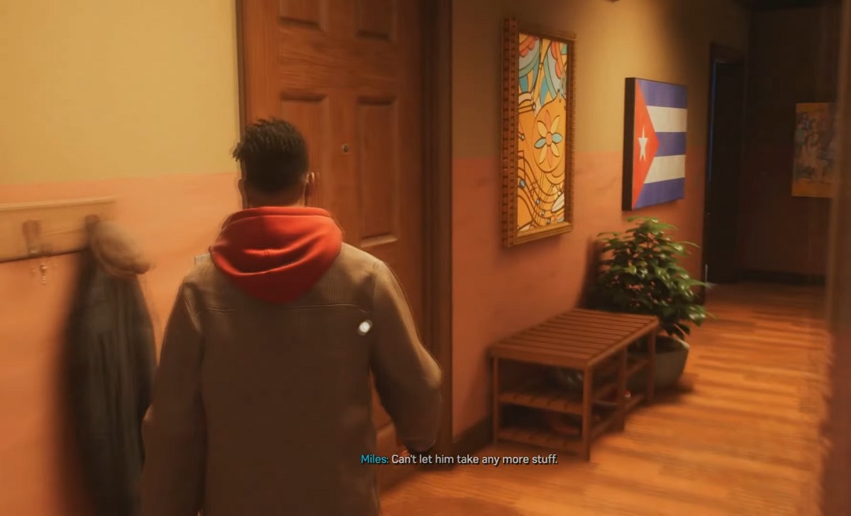 La bandera cubana aparece por error en el videojuego de Spider-Man 2. (Captura de pantalla: KingAlexHD-YouTube)