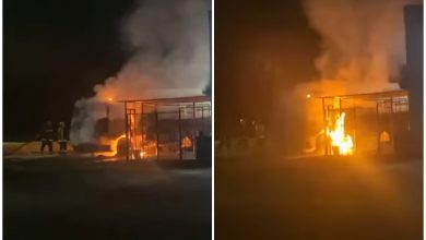 Pipa de combustible de Cupet explota y provoca incendio en Pinar del Río. (Captura de pantalla: Marlon Luis George Núñez-Facebook)