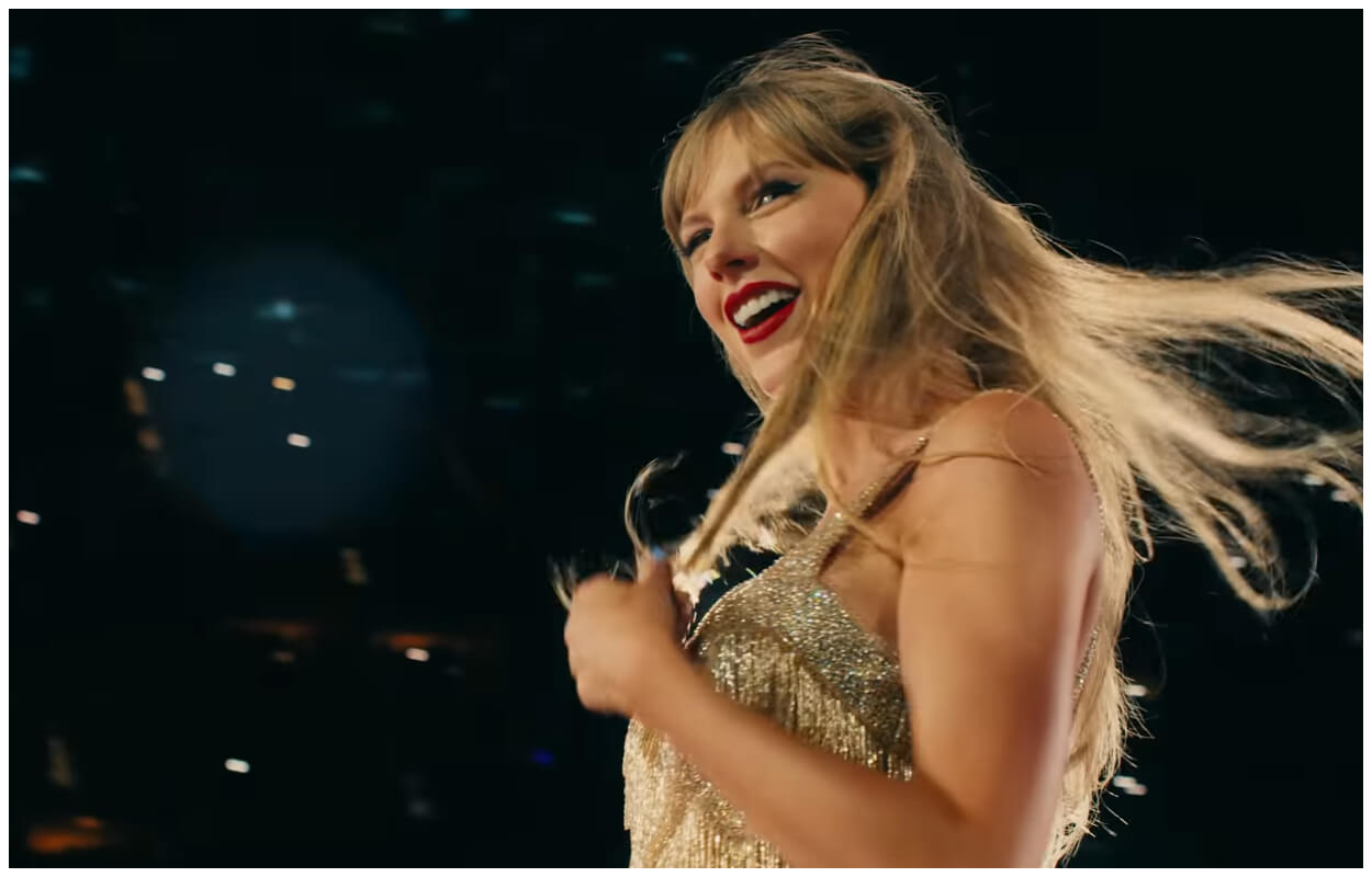 Taylor Swift en concierto. (Captura de pantalla: Taylor Swift- YouTube)