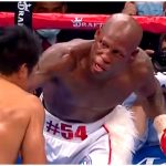 Yordenis Ugás en su pelea contra Manny Pacquiao, en 2021. (Captura de pantalla: Free Cuban- YouTube)