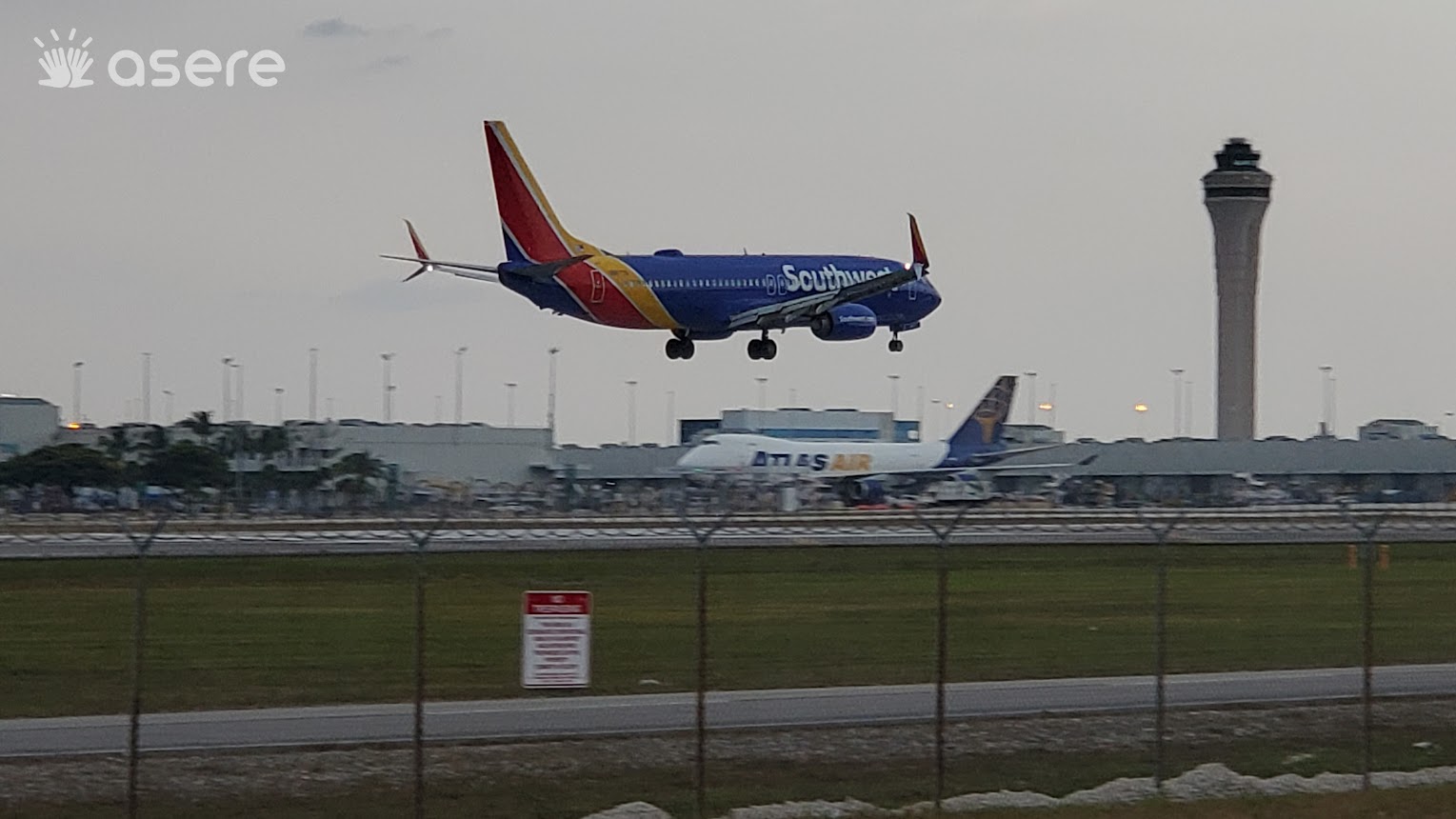 Avión de la aerolínea estadounidense Southwest.