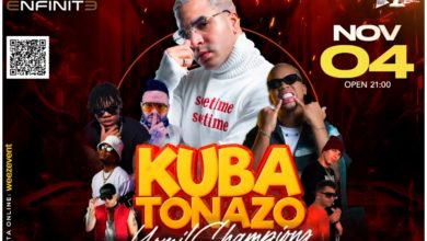 Cartel del Kubatonazo en Europa con Yomil. (Captura de pantalla: Damian Trompeta- YouTube)