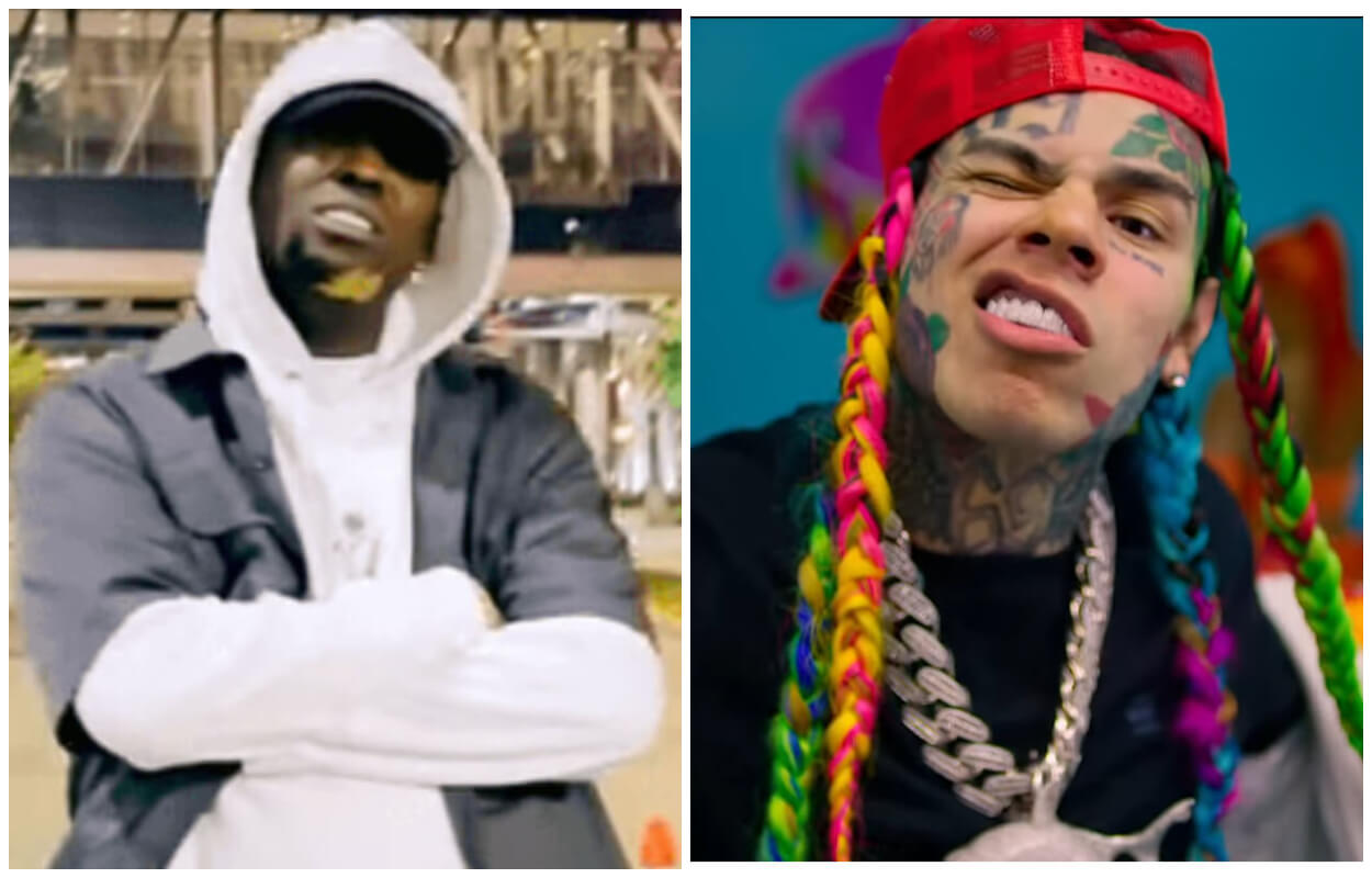 Chocolate MC y Tekashi 6ix9ine. (Captura de pantalla YouTube: Chocolate MC/ Tekashi 6ix9ine)