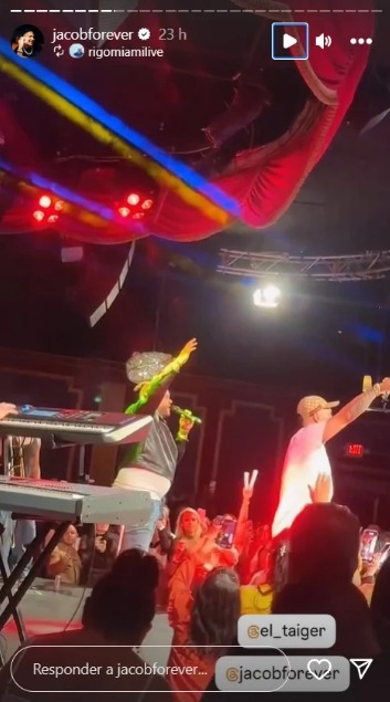 Historias de Jacob Forever. (Instagram)
