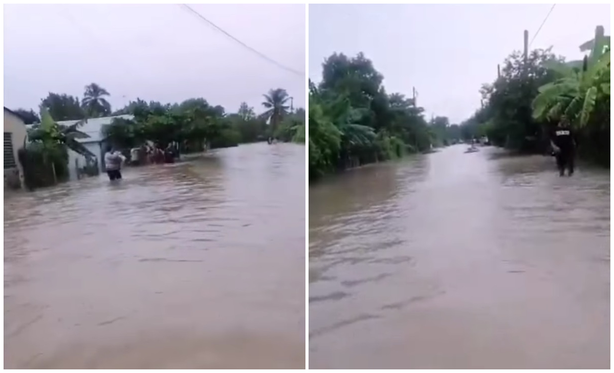 Se reportan inundaciones en Holguín y Las Tunas luego de intensas lluvias