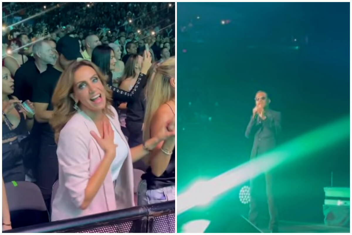 Lili Estefan en concierto de Marc Anthony. (Captura de pantalla: Lili Estefan- Instagram)