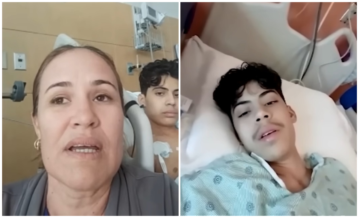 Madre cubana recibió visa humanitaria para visitar a su hijo enfermo en EEUU. (Captura de pantalla:AmericaTeVe Miami-YouTube)