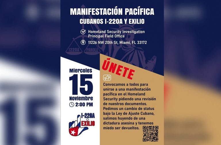 Cubanos con Formulario I-220A acudirán a marcha pacífica en Miami