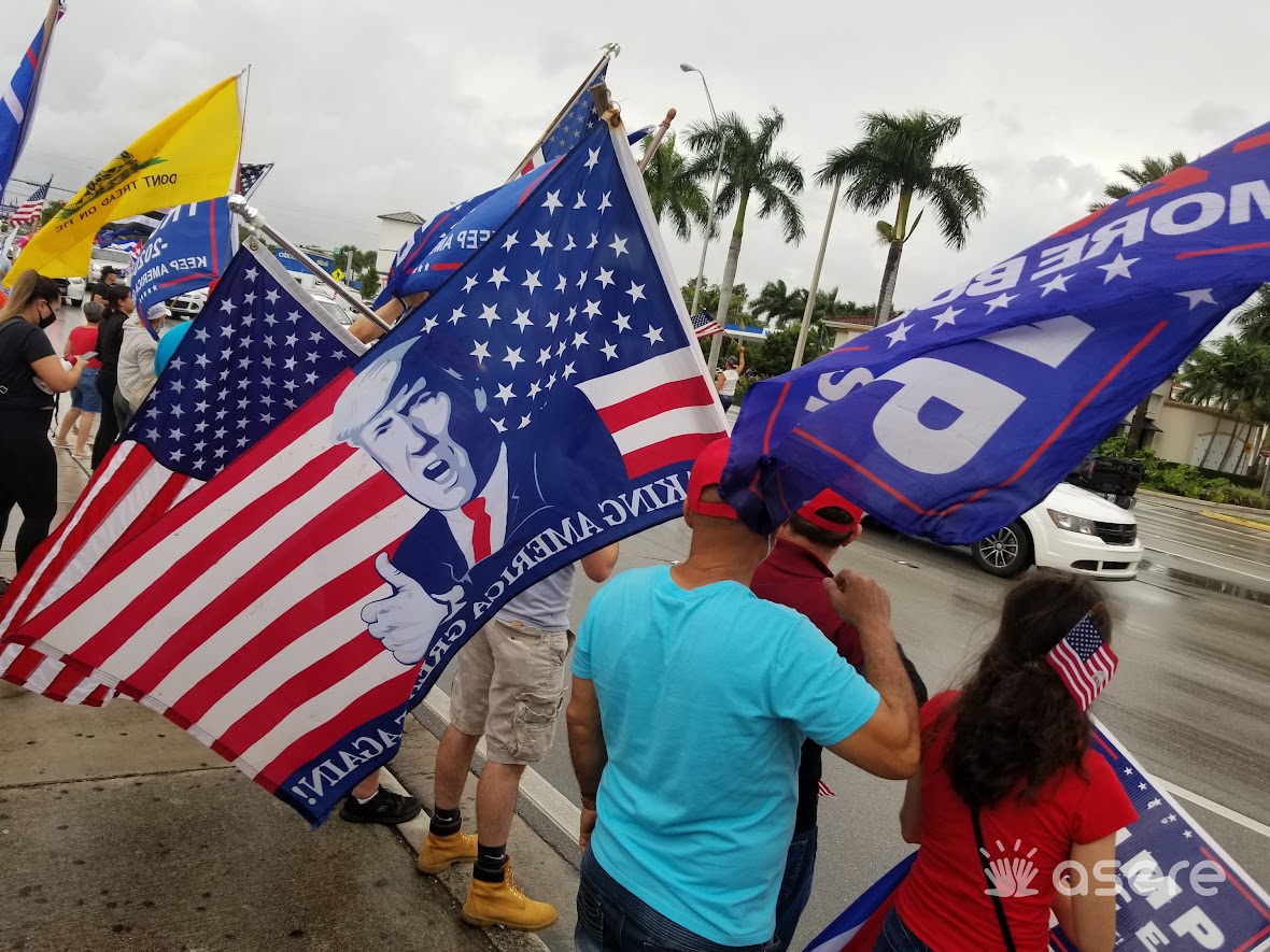 Policía cerrará calles por mitin de Trump en Hialeah y debate presidencial en Miami. (foto ilustrativa: Asere Noticias)