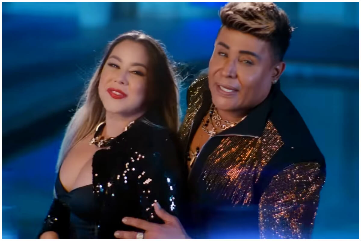 Señorita Dayana y El Divo de Placetas. (Captura de pantalla: Eduardo Antonio- YouTube)