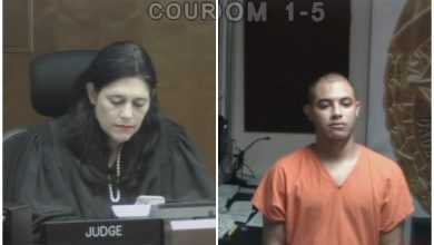 Cubana embarazada fue golpeada por su pareja en Hialeah. (Captura de pantalla © AmericaTeVe Miami-YouTube)