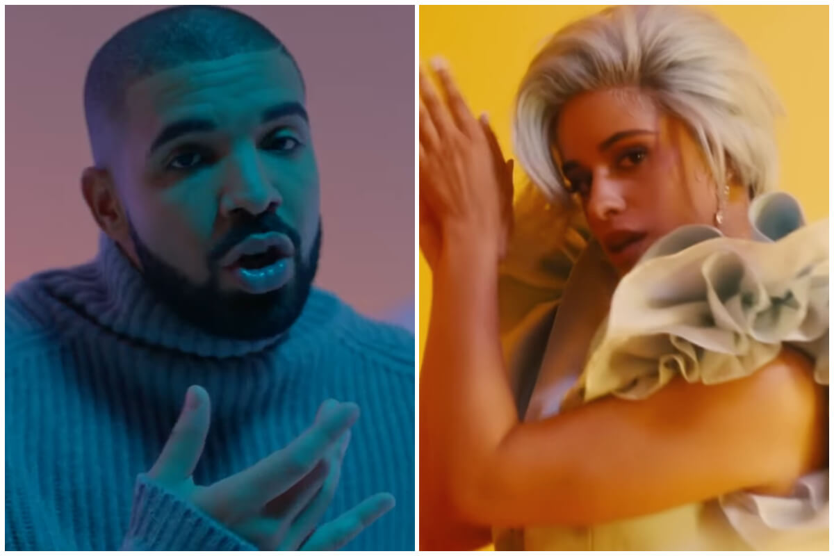 Drake y Camila Cabello. (Captura de pantalla YouTube © Drake/ Camila Cabello)