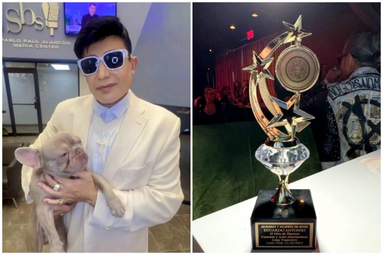 Eduardo Antonio recibe en Miami premio a su Trayectoria Artística