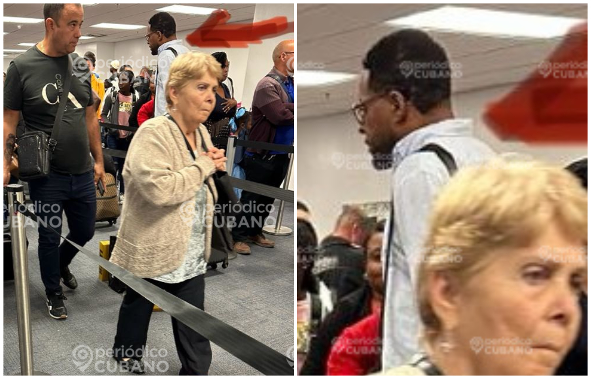 El legendario deportista fue visto en el aeropuerto de Miami. (Foto © Periódico Cubano)