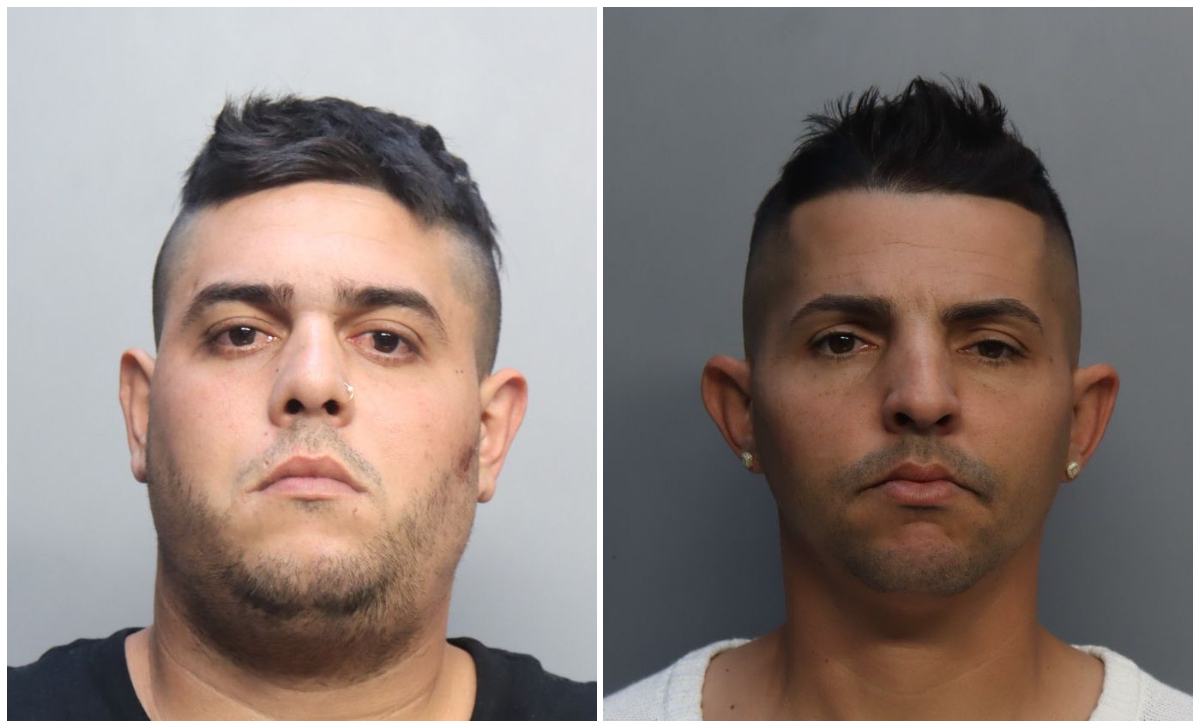 Hermanos cubanos son arrestados por asaltar a un anciano en Hialeah (Foto © Miami-Dade County Corrections and Rehabilitation)