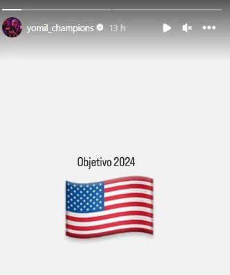 Historia de Yomil. (Instagram)