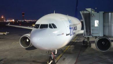 Imagen ilustrativa de un avión de la aerolíena Air Transat (Captura de pantalla © Alex Praglowski Aviation-YouTube)