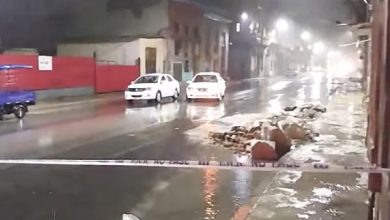 Lluvias en la capital generan inundaciones. (Captura de pantalla © El Toque-Facebook)