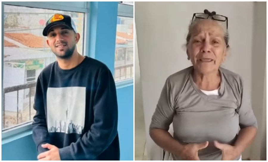 La abuela del joven había pedido ayuda para localizarlo. (Captura de pantalla © Mario J. Pentón-YouTube)