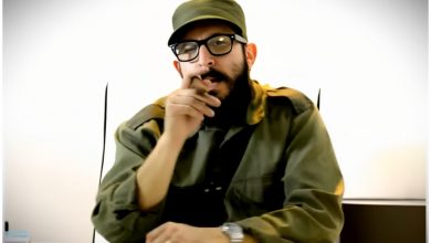 Ricardo Becerra como Fidel Castro. (Captura de pantalla © La Cocina Films- YouTube)