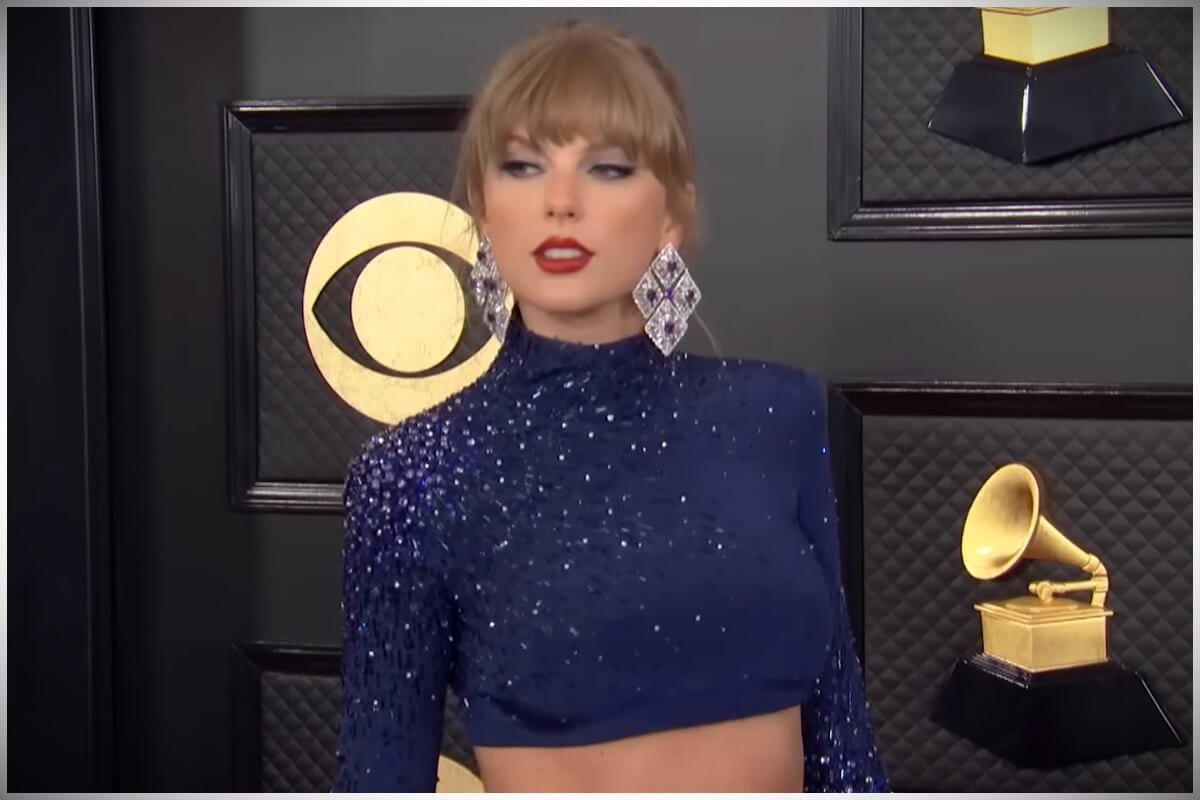 Taylor Swift. (Captura de pantalla © Recording Academy- YouTube)