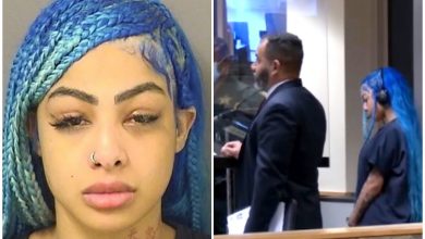 Yailin La Más Viral Arrestada. (Captura de pantalla © Palm Beach County Police Department/ Telemundo 51)