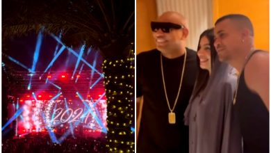 Alexander Delgado y Randy Malcom en Dubai. (Captura de pantalla © Mily Aleman- Instagram)