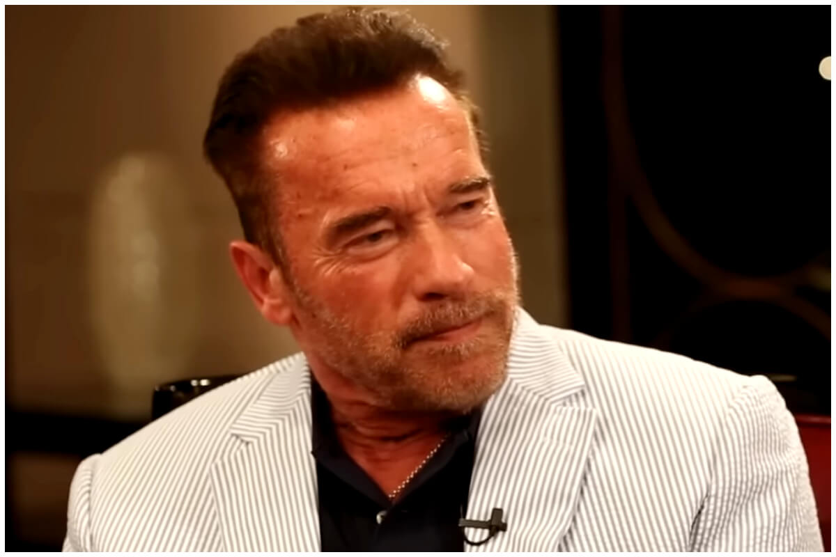 Arnold Schwarzenegger. (Captura de pantalla © Graham Bensinger- YouTube)