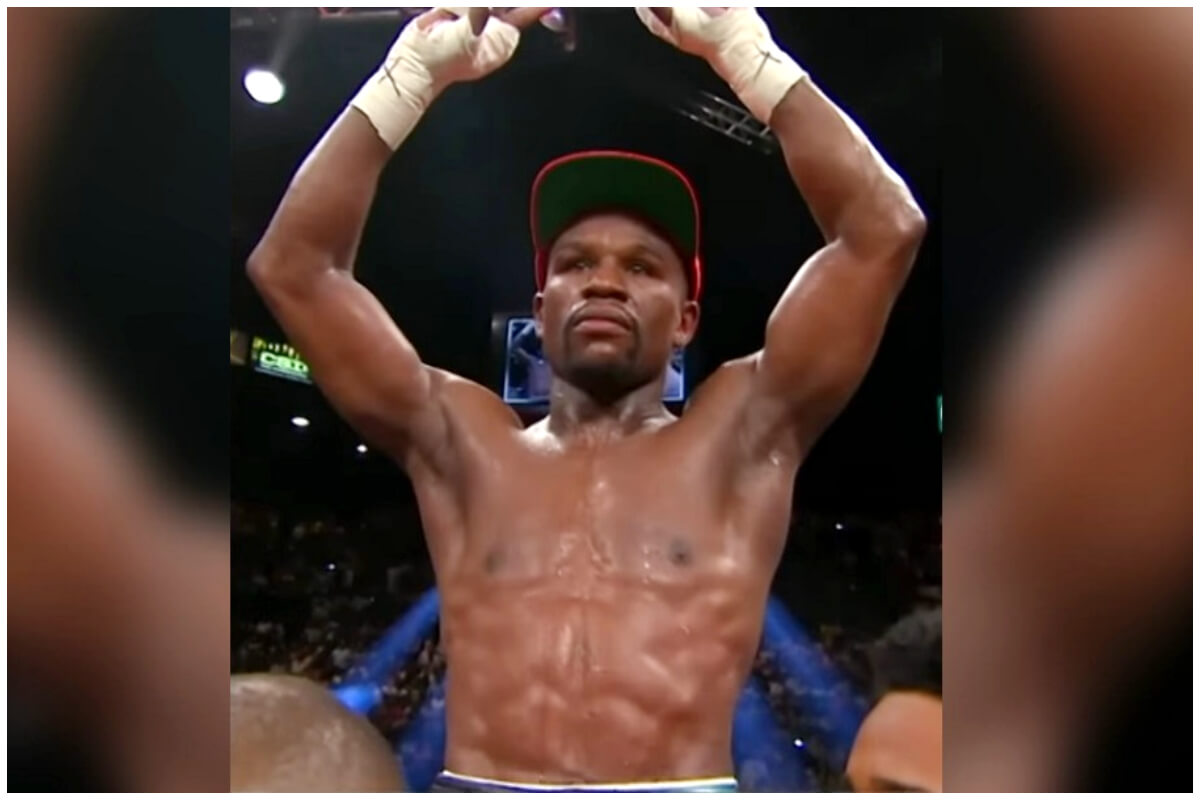 Boxeador estadounidense Floyd Mayweather. (Captura de pantalla © DAZN Boxing- YouTube)