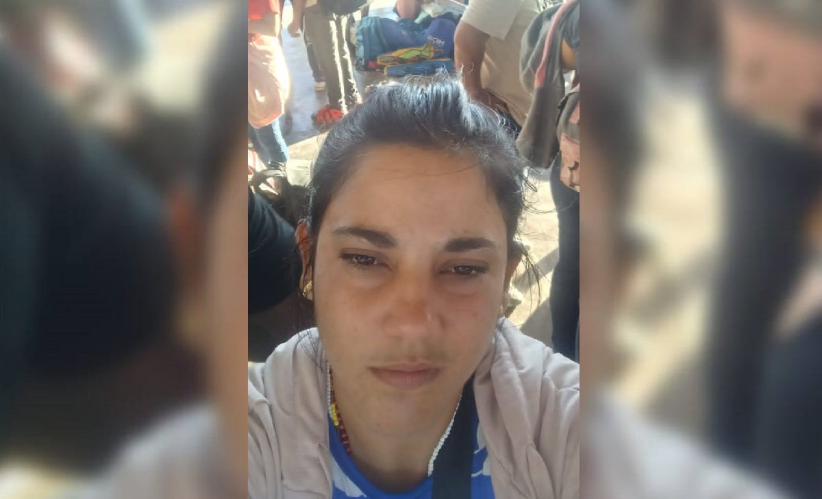 Cubana fallece en México a la espera de cita del CBP One. (Foto © Adiaris Martinez-Facebook)
