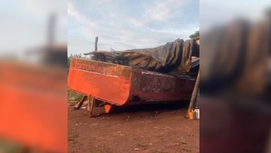 Embarcación usada por los desaparecidos. (Captura de pantalla © Daniel Benitez News-YouTube)