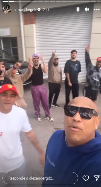 Historia de Alexander Delgado. (Instagram)